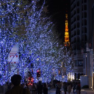 丸の内ヒルズ付近