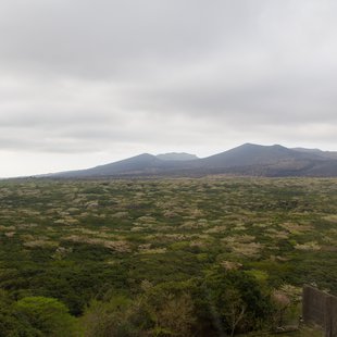 伊豆大島_大島温泉ホテルから見た三原山