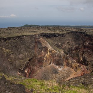 伊豆大島_中央火孔