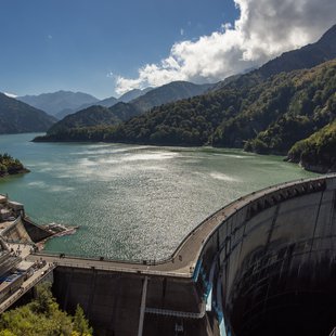扇沢、黒部ダム5