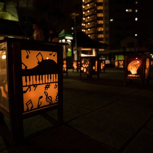 長野灯明まつり1