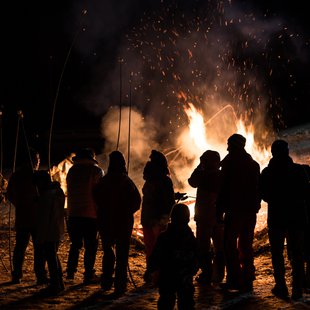 戸隠どんど焼き祭り9